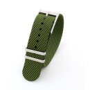 Nato Nylon Uhrenarmband Modell Luxor-S grün 22 mm,...