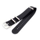GEO-Straps Nato Nylon Uhrenarmband Modell Nitro schwarz...