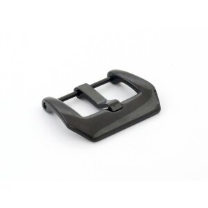 PRE-V Schließe Edelstahl PVD-schwarz glänzend poliert, 24 mm