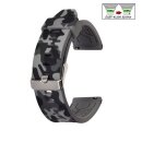 Easy-Klick Camouflage Silikon Uhrenarmband Modell Jungle...