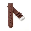 Echt Strauß Uhrenarmband Modell Liberty mocca 24 mm