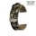 Easy-Klick Camouflage Silikon Uhrenarmband Modell Jungle oliv-grün 24 mm