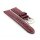 Echt Python-Schlange Uhrenarmband Modell Python-Chrono bordeaux-rot 24 mm