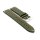 Premium Wachs-Leder Uhrenarmband Modell Petros khaki braun-grün 24 mm