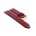 Easy-Klick Premium Wachs-Leder Uhrenarmband Modell Petros rot 18 mm