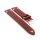 Vintage-Racing Easy-Klick Sattelleder Uhrenarmband Modell Rosso mahagoni-WN 22 mm