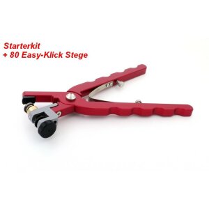 Starterkit Easy-Klick Lochzange + 80 Easy-Klick Stege