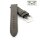 Französisches Easy-Klick Kalbsleder Uhrenarmband Modell Olsen grau-TiT 20 mm