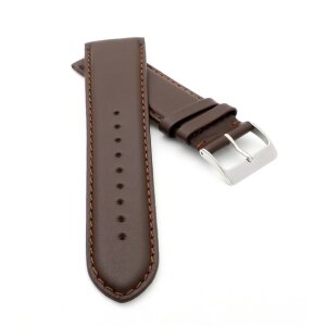 Uhrenarmband Jungkalb Modell Chur dunkel-braun 21 mm
