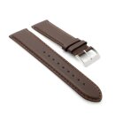 Uhrenarmband Jungkalb Modell Chur dunkel-braun 21 mm