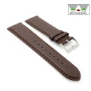 Easy-Klick Uhrenarmband Jungkalb Modell Chur dunkel-braun...
