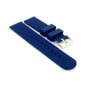 Easy-Klick Reifenmuster Silikon Uhrenarmband Modell Tirock blau 22 mm