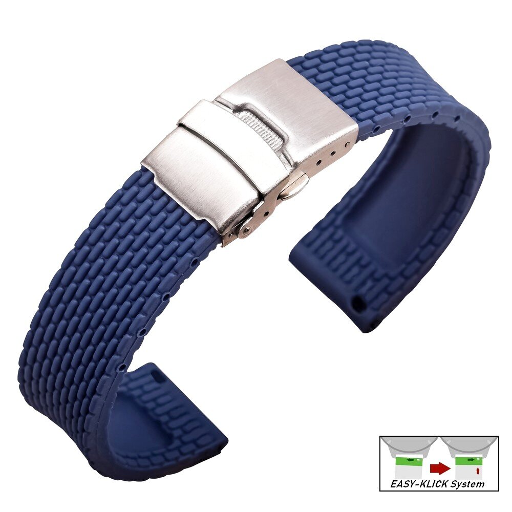 BOHIN Magnetisches Nadel-Armband - Silikon Armband Mit Edelstahl-Magnet