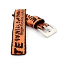 Nylon Textil Uhrenarmband Modell Letter orange-mehrfarbig...