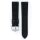 Hirsch Hybrid Alligator Silikon-Leder Uhrenarmband Modell Paul schwarz 18 mm