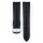 Hirsch Hybrid Alligator Silikon-Leder Uhrenarmband Modell Paul schwarz 18 mm