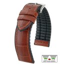 Hirsch Hybrid Alligator Silikon-Leder Uhrenarmband Modell...