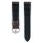 Hirsch Hybrid Alligator Silikon-Leder Uhrenarmband Modell Paul-XL mocca 20 mm