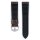 Hirsch Hybrid Alligator Silikon-Leder Uhrenarmband Modell Paul-XL mocca 22 mm
