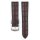 Hirsch Hybrid Alligator Silikon-Leder Uhrenarmband Modell Paul-XL mocca 22 mm