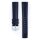 Hirsch Premium Kautschuk Uhrenarmband Modell Pure-L blau 20 mm