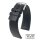 Hirsch Premium Kautschuk Uhrenarmband Modell Pure-L schwarz 22 mm