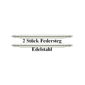 2 Stk. Federsteg 18/1,8 mm Edelstahl mit Doppelkopf
