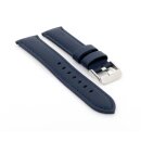 PIERO MAGLI Kalbsleder Uhrenarmband Modell Selm blau-TiT 22 mm