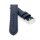 PIERO MAGLI Kalbsleder Uhrenarmband Modell Selm blau-TiT 22 mm