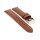 PIERO MAGLI Easy-Klick Kalbsleder Uhrenarmband Modell Selm cognac-TiT 18 mm