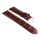 Feines Easy-Klick Alligator Leder Uhrenarmband Modell Lausanne-NL mocca-TiT 22 mm