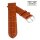 Feines Easy-Klick Alligator Leder Uhrenarmband Modell Lausanne-NL cognac-TiT 18 mm