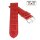 Feines Easy-Klick Alligator Leder Uhrenarmband Modell Lausanne-NL rot-TiT 21 mm