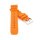 Premium Silikon Diver Uhrenarmband Modell Spiro orange 22 mm