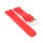 Premium Silikon Diver Uhrenarmband Modell Spiro rot 22 mm