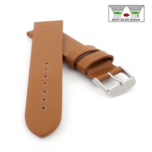 Veganes Easy-Klick Kaktus-Faser Uhrenarmband Modell Kaktus cognac 22 mm