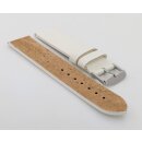 Veganes Easy-Klick Kaktus-Faser Uhrenarmband Modell Kaktus weiß 22 mm