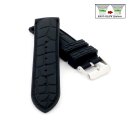 Easy-Klick Silikon Alligator-Kroko Uhrenarmband Modell...