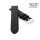 Easy-Klick Soft Büffelkalb-Leder Uhrenarmband Modell Kansas schwarz-SN 20 mm