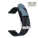 Easy-Klick Camouflage Canvas-Nylon Uhrenarmband Modell...