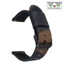 Easy-Klick Camouflage Canvas-Nylon Uhrenarmband Modell...