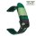 Easy-Klick Camouflage Canvas-Nylon Uhrenarmband Modell Jumper-P grün-mehrfarbig 18 mm