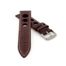 Rallye Alligator Uhrenarmband Modell Espo mocca-WN 20 mm