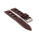 Easy-Klick Rallye Alligator Uhrenarmband Modell Espo mocca-WN 20 mm