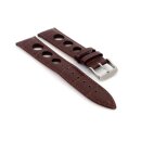 Easy-Klick Rallye Alligator Uhrenarmband Modell Espo mocca-TiT 20 mm