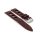 Easy-Klick Rallye Alligator Uhrenarmband Modell Espo mocca-TiT 20 mm