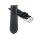 Racing Kalbsleder Uhrenarmband Modell Hoomer schwarz-grau 20 mm
