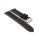 Racing Kalbsleder Uhrenarmband Modell Hoomer schwarz-orange 20 mm