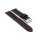 Racing Kalbsleder Uhrenarmband Modell Hoomer schwarz-rot 22 mm