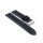 Racing Kalbsleder Uhrenarmband Modell Hoomer schwarz-blau 22 mm